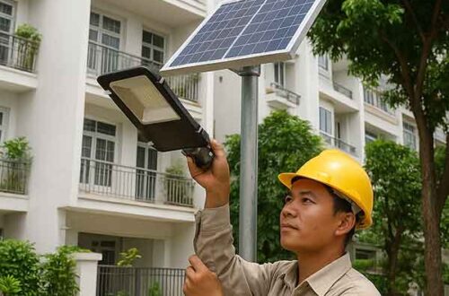Lắp đặt đèn năng lượng mặt trời Phường 3 Bảo Lộc Lâm Đồng