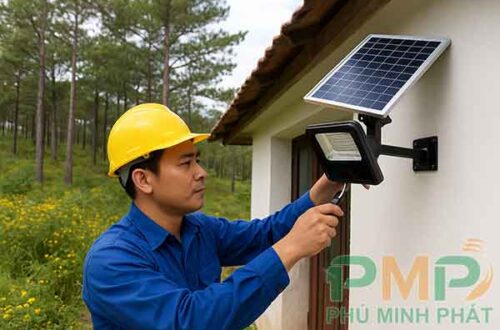 Lắp đặt đèn năng lượng mặt trời phường Xuân Hương Đà Lạt