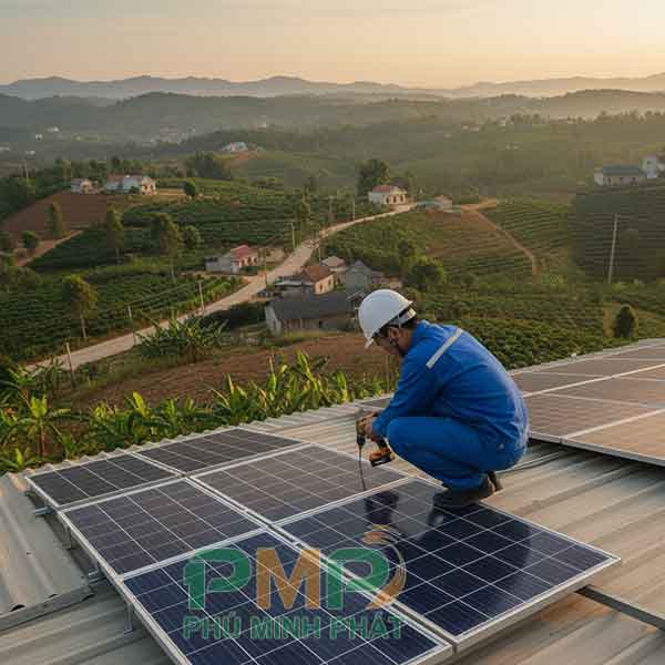 Lắp đặt hệ thống điện sử dụng năng lượng mặt trời Lắp đặt hệ thống điện sử dụng năng lượng mặt trời