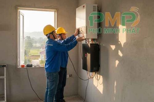 Lắp đặt Inverter và pin lưu trữ Huawei