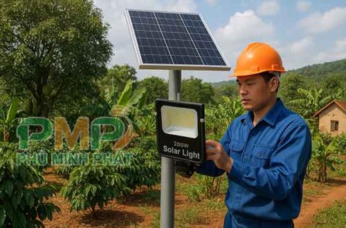 Lắp đèn năng lượng mặt trời huyện Đam Rông Lâm Đồng