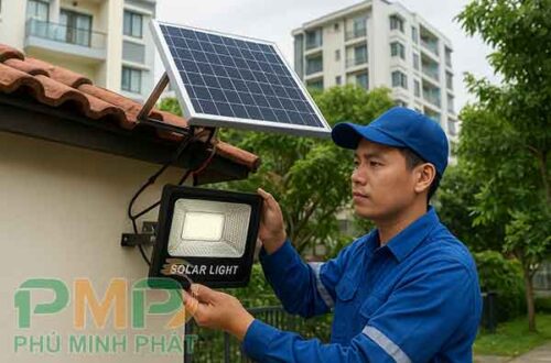 Lắp đèn năng lượng mặt trời phường B'Lao Bảo Lộc Lâm Đồng