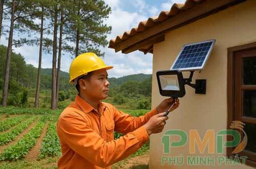 Lắp đặt đèn năng lượng mặt trời phường Xuân Trường Đà Lạt