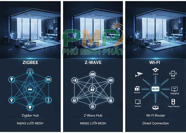 So sánh Zigbee, Z-Wave và Wifi So sánh Zigbee, Z-Wave và Wifi