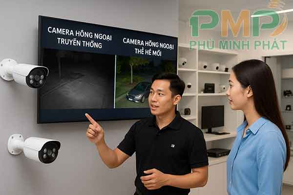 So sánh camera hồng ngoại truyền thống và thế hệ mới So sánh camera hồng ngoại truyền thống và thế hệ mới