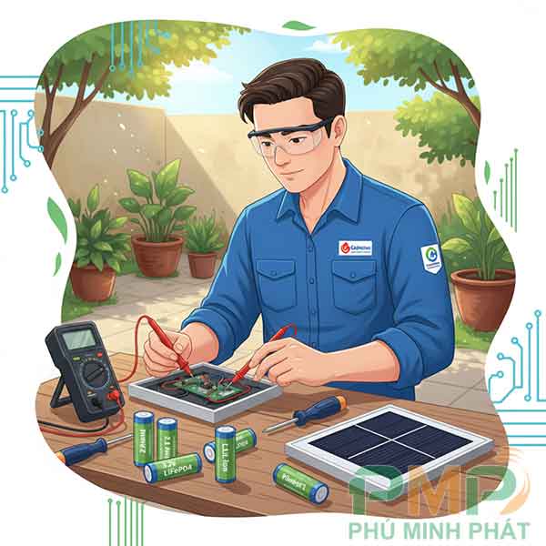 Khi nào thay pin đèn năng lượng mặt trời Thay pin đèn năng lượng mặt trời