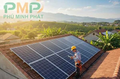 Thi công điện năng lượng mặt trời tại Đạ Tẻh, Lâm Đồng