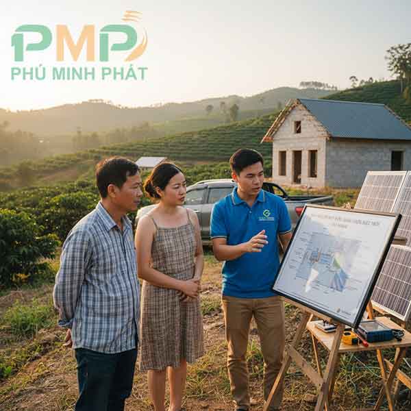 Tư vấn khách hàng lắp đặt điện năng lượng mặt trời Tư vấn khách hàng lắp đặt điện năng lượng mặt trời