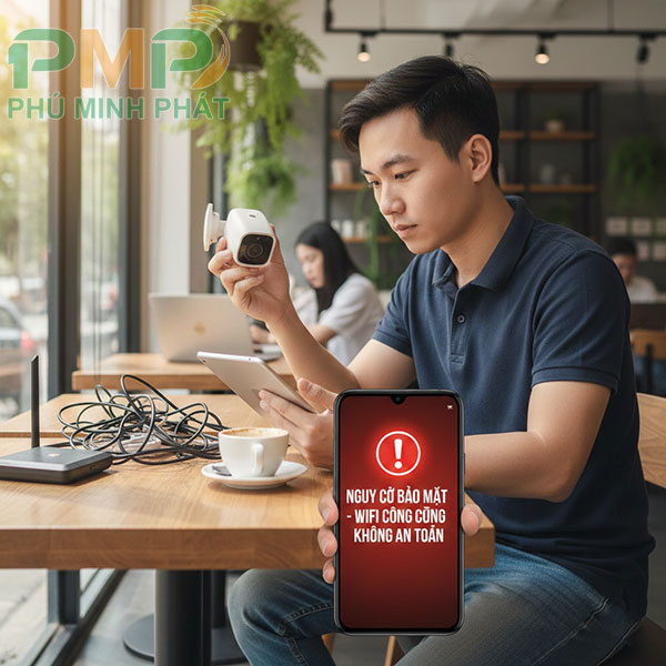 Hướng dẫn bảo mật camera khi dùng wifi công cộng