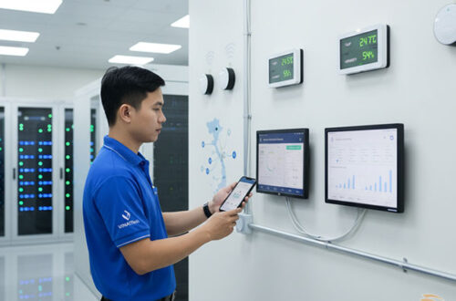 Lắp đặt cảm biến nhiệt độ và độ ẩm thông minh