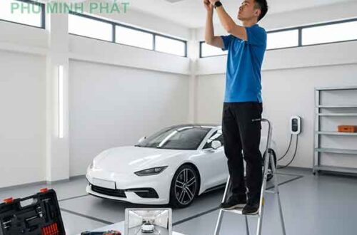 Lắp đặt camera an ninh cho garage ô tô