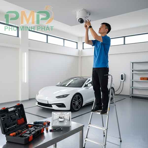 Lắp đặt camera an ninh cho garage ô tô Lắp đặt camera an ninh cho garage ô tô