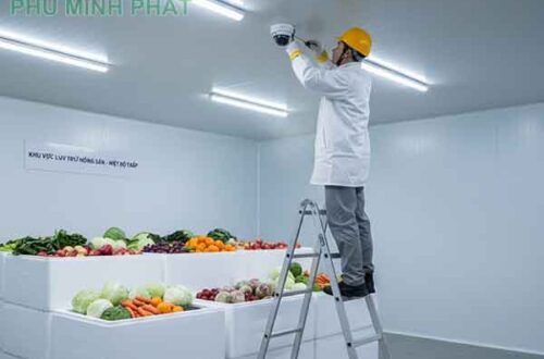 Lắp đặt camera an ninh cho kho lạnh