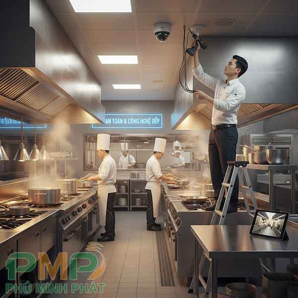 Lắp đặt camera cho khu vực nhà bếp Lắp đặt camera cho khu vực nhà bếp