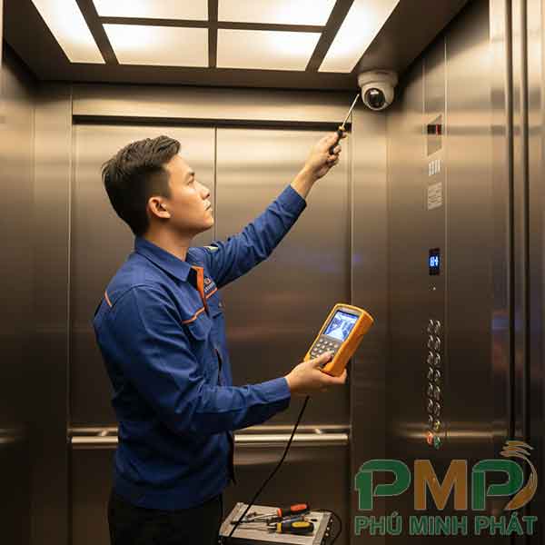 Lắp đặt camera cho thang máy Lắp đặt camera cho thang máy