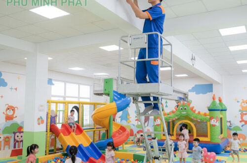 Lắp đặt camera khu vui chơi trẻ em