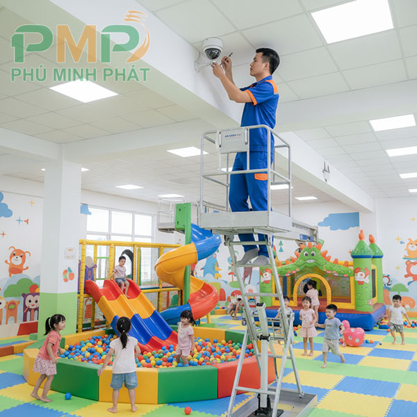 Lắp đặt camera khu vui chơi trẻ em Lắp đặt camera khu vui chơi trẻ em