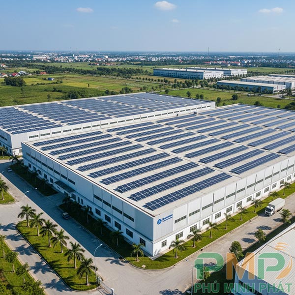 Lắp đặt điện năng lượng mặt trời cho nhà xưởng