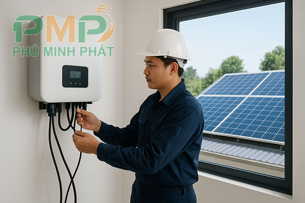 Lắp đặt inverter năng lượng mặt trời cho gia đình