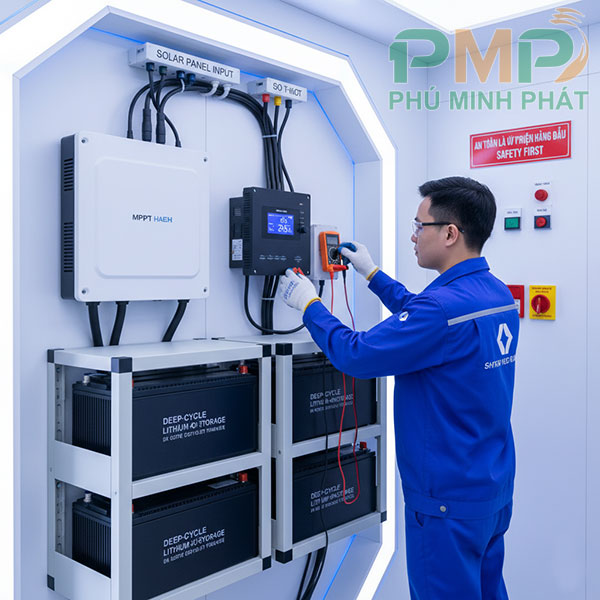 Lắp đặt inverter năng lượng mặt trời Lắp đặt inverter năng lượng mặt trời