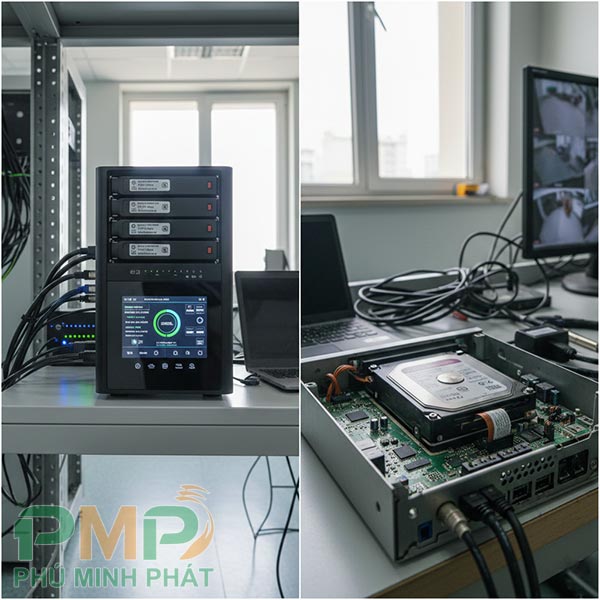 Lưu trữ dữ liệu camera bằng NAS Lưu trữ dữ liệu camera bằng NAS