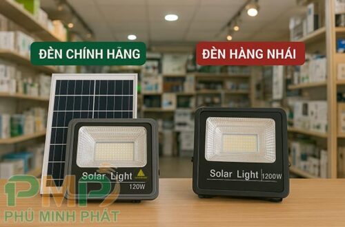 Phân biệt đèn năng lượng mặt trời chính hãng và hàng nhái