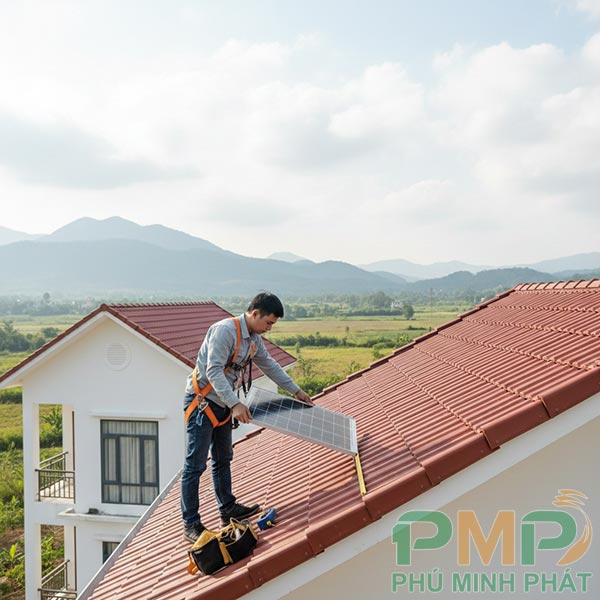 Quy trình thi công điện năng lượng mặt trời
