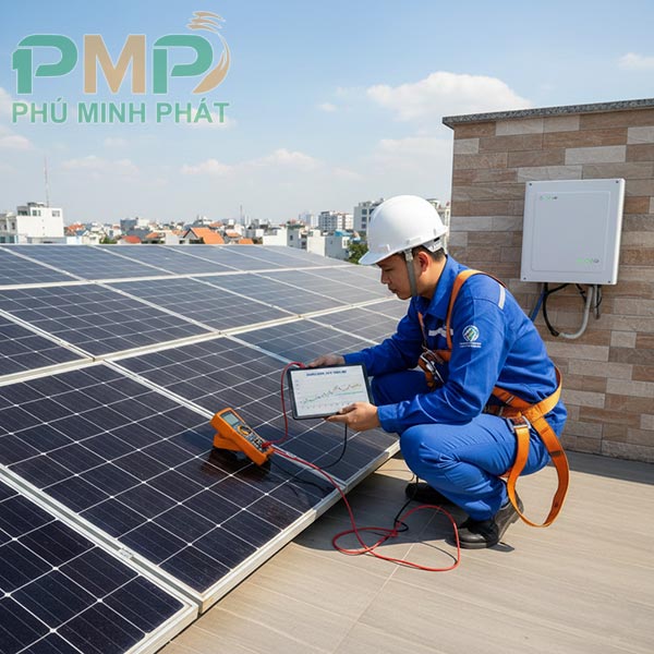 Các bước kiểm tra hiệu suất điện năng lượng mặt trời