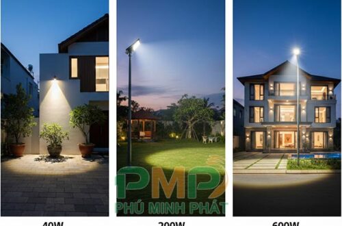 Chọn đèn năng lượng mặt trời theo diện tích sử dụng