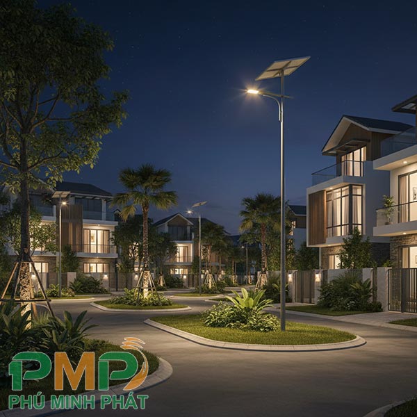 Lắp đặt đèn năng lượng mặt trời cho khu dân cư