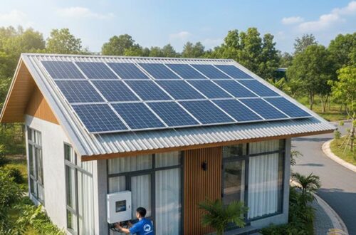Lắp điện năng lượng mặt trời cho gia đình