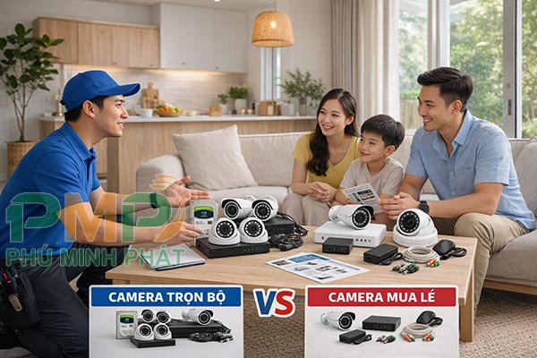 Mua camera trọn bộ và mua lẻ từng thiết bị Mua camera trọn bộ và mua lẻ từng thiết bị