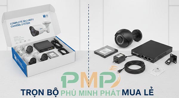 Nên chọn camera trọn bộ hay mua lẻ từng thiết bị