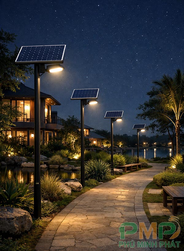 Vai trò của đèn năng lượng mặt trời trong công trình xanh