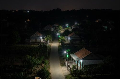 Đèn năng lượng mặt trời là giải pháp lý tưởng cho khu vực mất điện