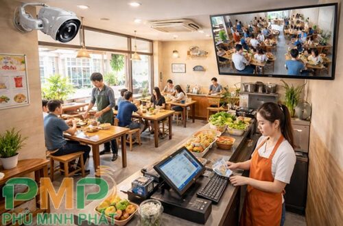 Lắp đặt camera giám sát cho quán ăn ở Đức Trọng