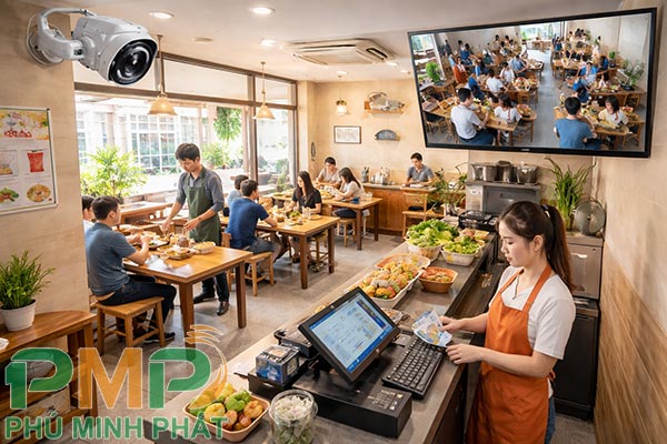 Lắp đặt camera giám sát cho quán ăn ở Đức Trọng Lắp đặt camera giám sát cho quán ăn ở Đức Trọng